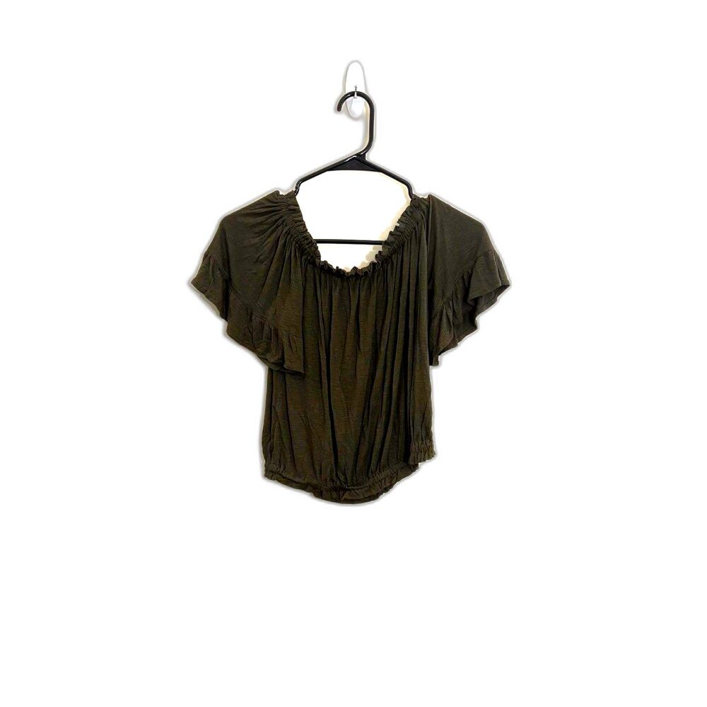 Emma & Sam short sleeve on/off shoulder top size small